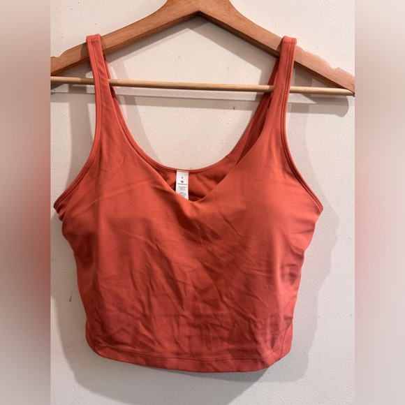 Lululemon Athletica Rust Tank Top - Picture 1 of 9